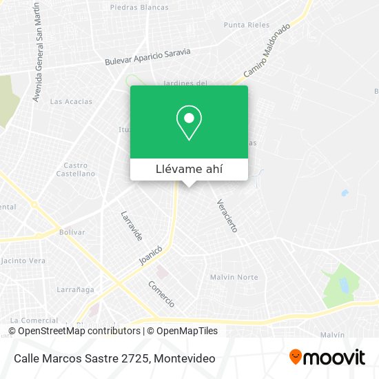 Mapa de Calle Marcos Sastre 2725