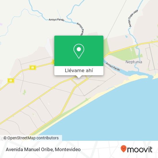 Mapa de Avenida Manuel Oribe