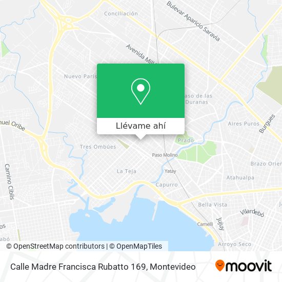 Mapa de Calle Madre Francisca Rubatto 169