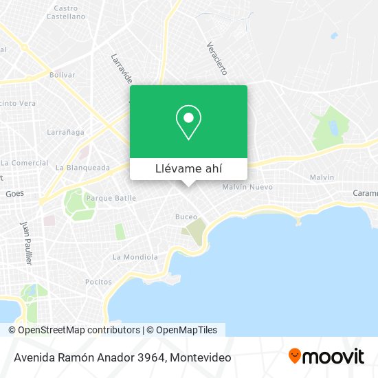 Mapa de Avenida Ramón Anador 3964