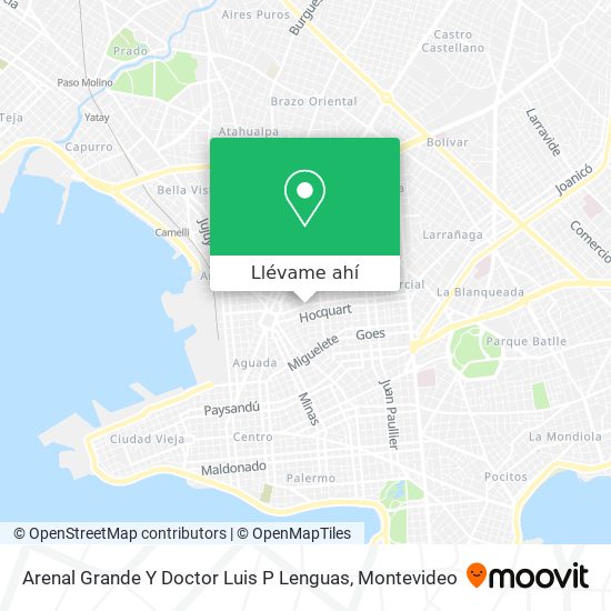 Mapa de Arenal Grande Y Doctor Luis P Lenguas
