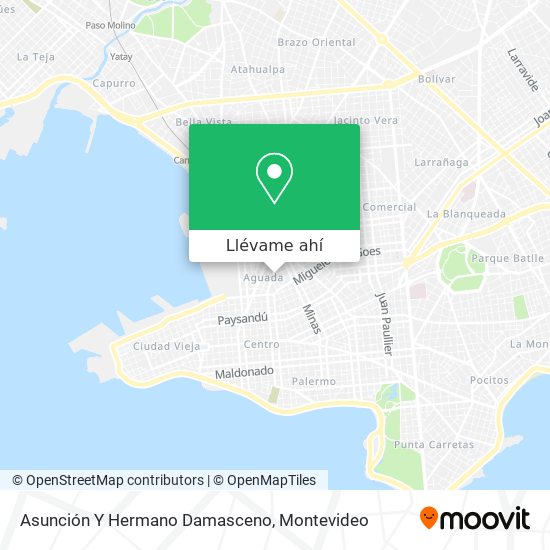 Mapa de Asunción Y Hermano Damasceno