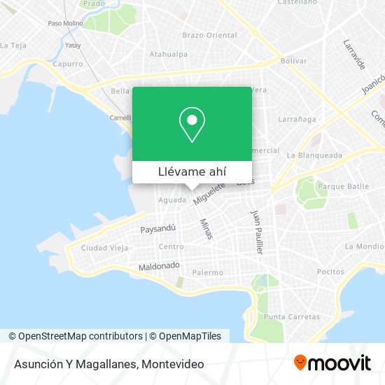 Mapa de Asunción Y Magallanes