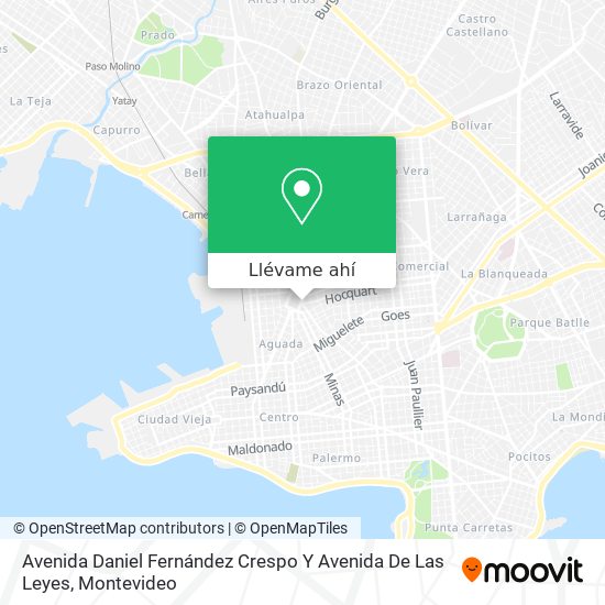 Mapa de Avenida Daniel Fernández Crespo Y Avenida De Las Leyes