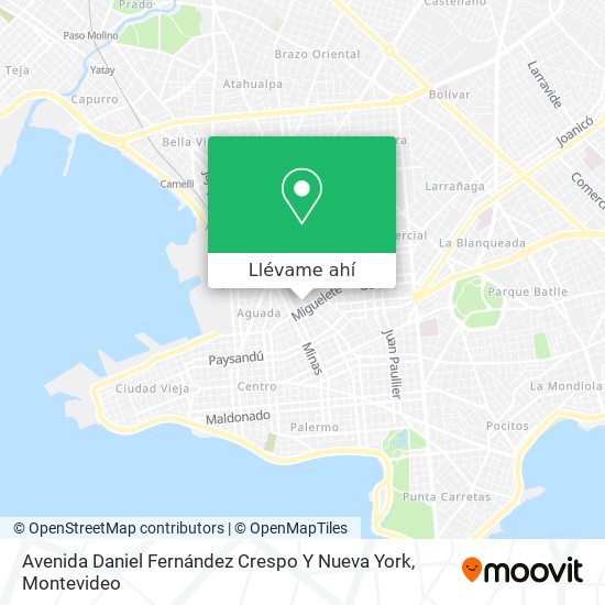 Mapa de Avenida Daniel Fernández Crespo Y Nueva York