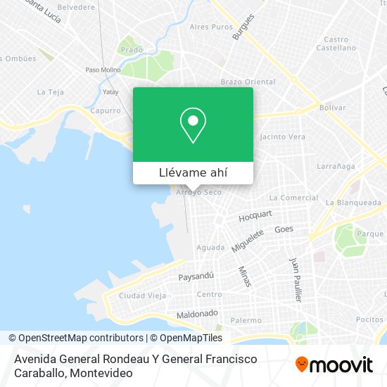 Mapa de Avenida General Rondeau Y General Francisco Caraballo