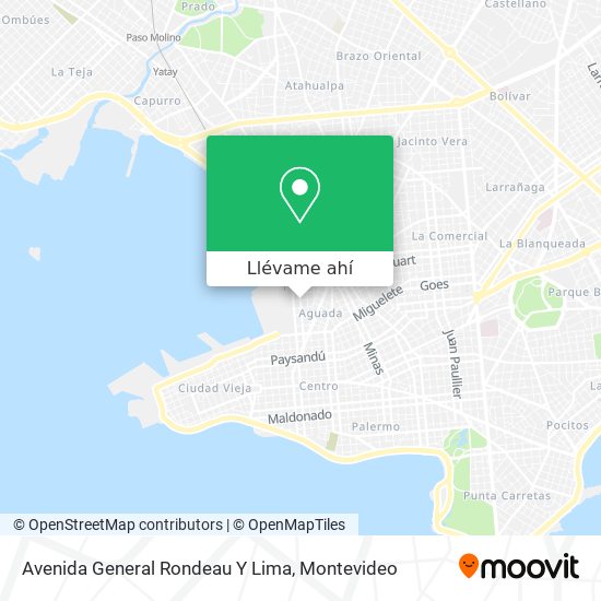 Mapa de Avenida General Rondeau Y Lima