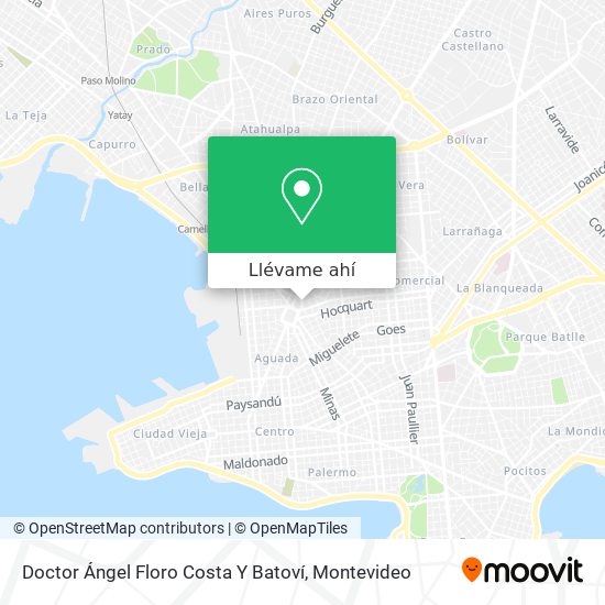 Mapa de Doctor Ángel Floro Costa Y Batoví