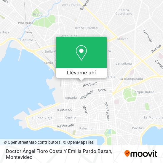 Mapa de Doctor Ángel Floro Costa Y Emilia Pardo Bazan