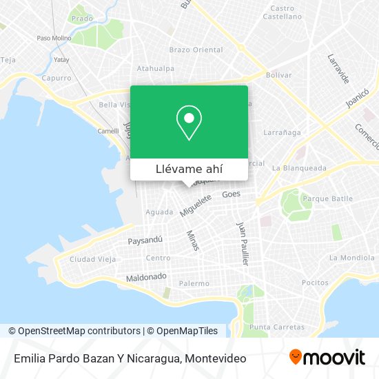 Mapa de Emilia Pardo Bazan Y Nicaragua