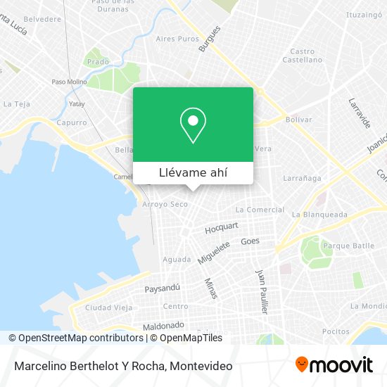 Mapa de Marcelino Berthelot Y Rocha