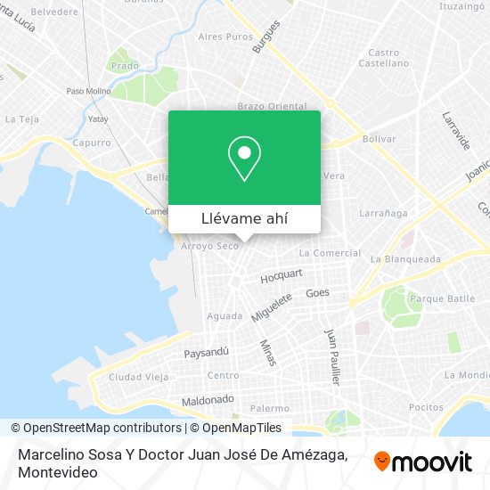 Mapa de Marcelino Sosa Y Doctor Juan José De Amézaga
