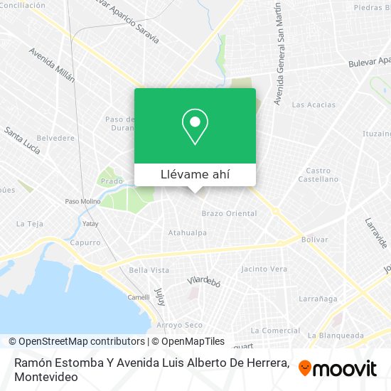 Mapa de Ramón Estomba Y Avenida Luis Alberto De Herrera