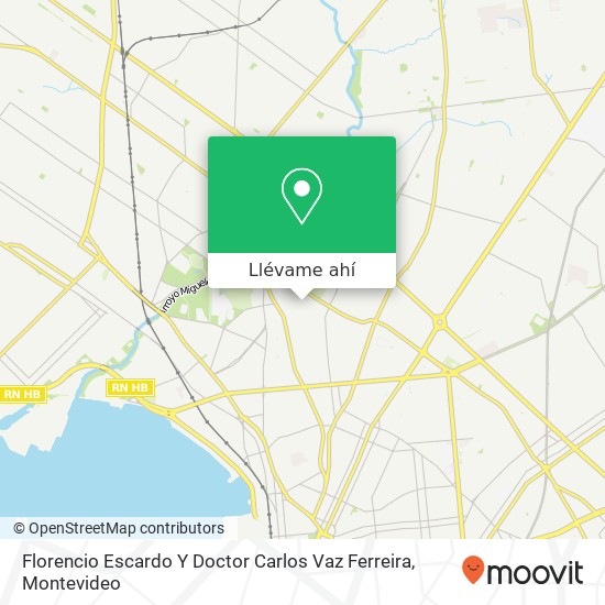 Mapa de Florencio Escardo Y Doctor Carlos Vaz Ferreira