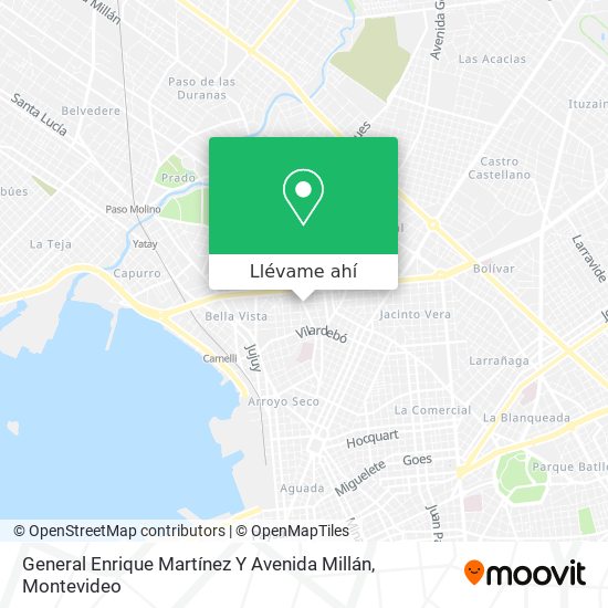 Mapa de General Enrique Martínez Y Avenida Millán