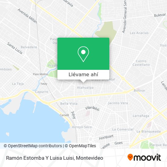 Mapa de Ramón Estomba Y Luisa Luisi