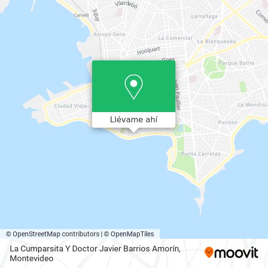 Mapa de La Cumparsita Y Doctor Javier Barrios Amorín