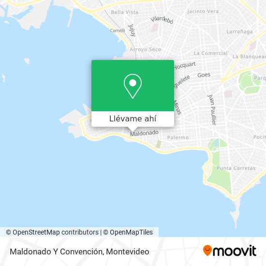 Mapa de Maldonado Y Convención