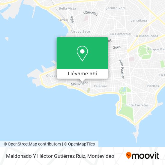 Mapa de Maldonado Y Héctor Gutiérrez Ruiz