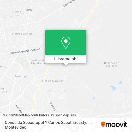 Mapa de Conocida Sebastopol Y Carlos Sabat Ercasty
