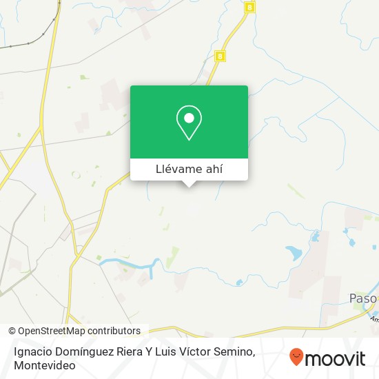Mapa de Ignacio Domínguez Riera Y Luis Víctor Semino