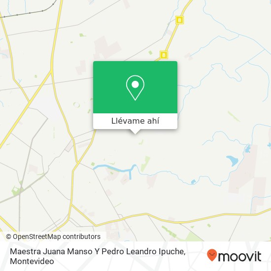 Mapa de Maestra Juana Manso Y Pedro Leandro Ipuche