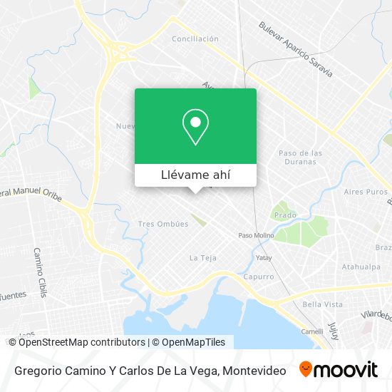 Mapa de Gregorio Camino Y Carlos De La Vega