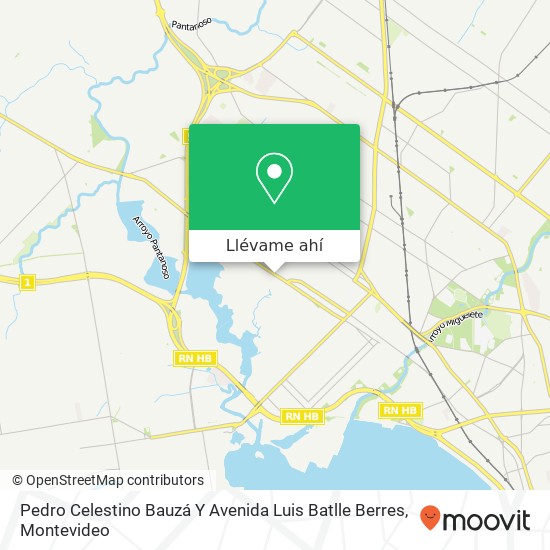 Mapa de Pedro Celestino Bauzá Y Avenida Luis Batlle Berres