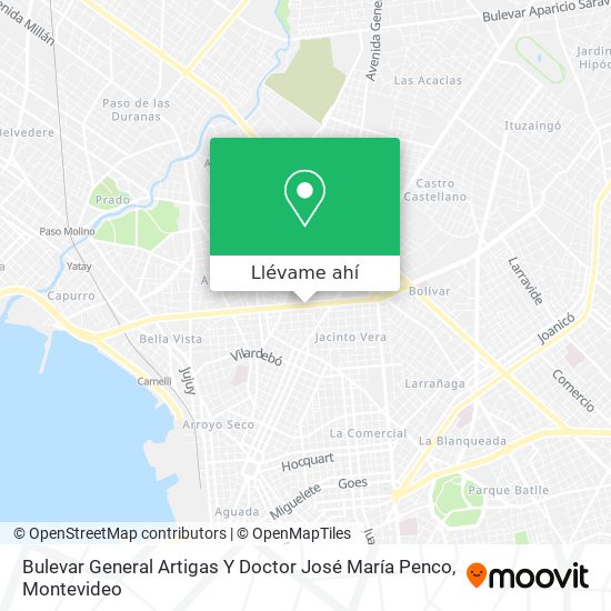 Mapa de Bulevar General Artigas Y Doctor José María Penco