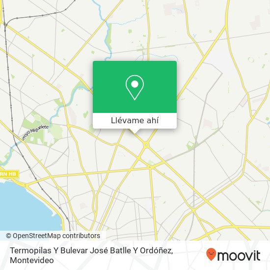 Mapa de Termopilas Y Bulevar José Batlle Y Ordóñez