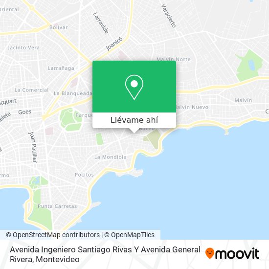 Mapa de Avenida Ingeniero Santiago Rivas Y Avenida General Rivera