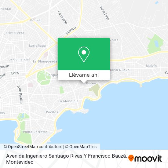 Mapa de Avenida Ingeniero Santiago Rivas Y Francisco Bauzá