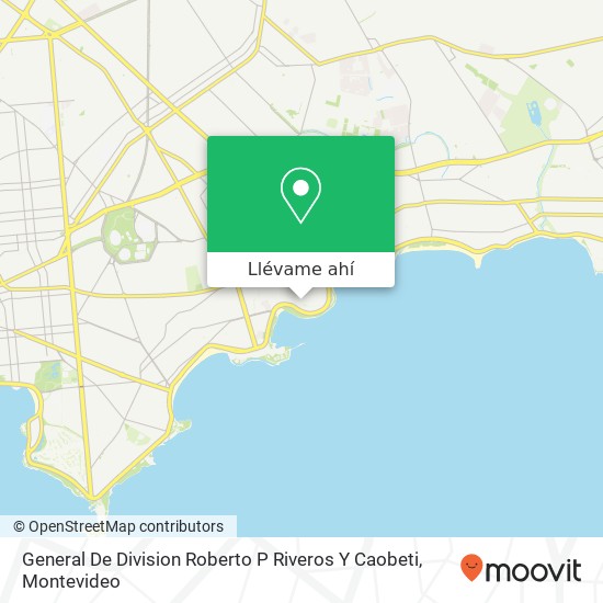 Mapa de General De Division Roberto P Riveros Y Caobeti