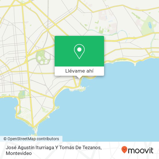 Mapa de José Agustín Iturriaga Y Tomás De Tezanos