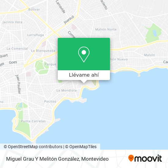 Mapa de Miguel Grau Y Melitón González