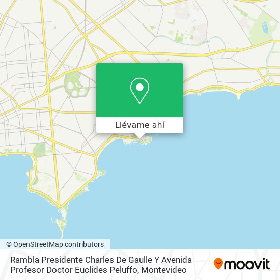 Mapa de Rambla Presidente Charles De Gaulle Y Avenida Profesor Doctor Euclides Peluffo