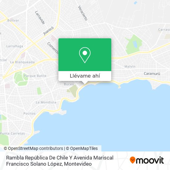Mapa de Rambla República De Chile Y Avenida Mariscal Francisco Solano López