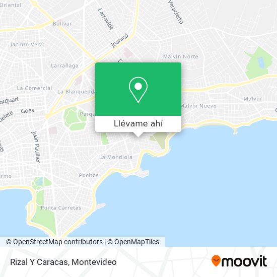 Mapa de Rizal Y Caracas