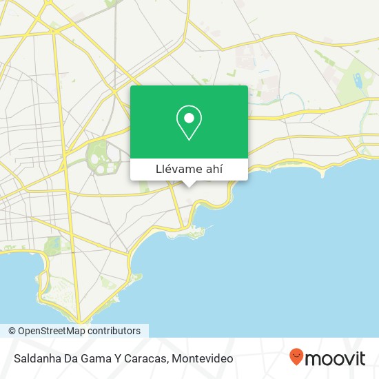 Mapa de Saldanha Da Gama Y Caracas
