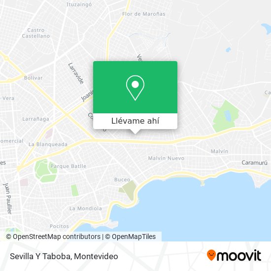Mapa de Sevilla Y Taboba