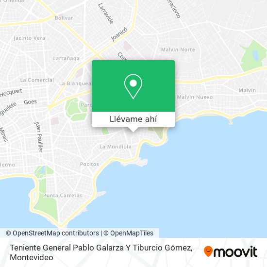 Mapa de Teniente General Pablo Galarza Y Tiburcio Gómez
