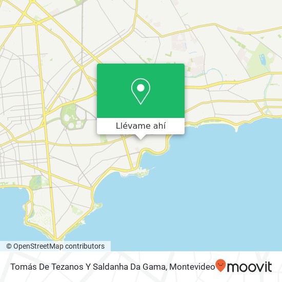 Mapa de Tomás De Tezanos Y Saldanha Da Gama
