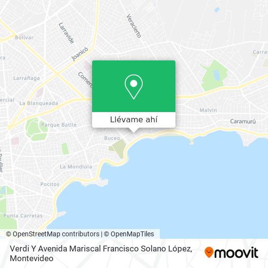 Mapa de Verdi Y Avenida Mariscal Francisco Solano López