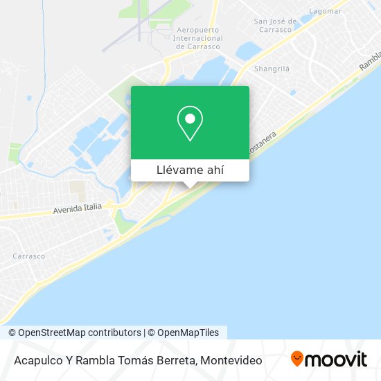 Mapa de Acapulco Y Rambla Tomás Berreta