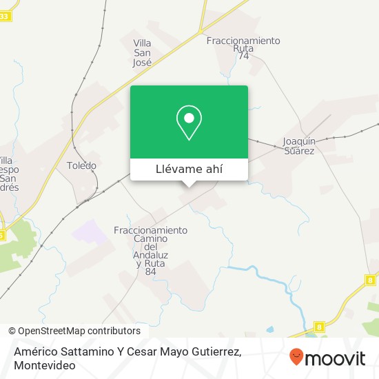 Mapa de Américo Sattamino Y Cesar Mayo Gutierrez