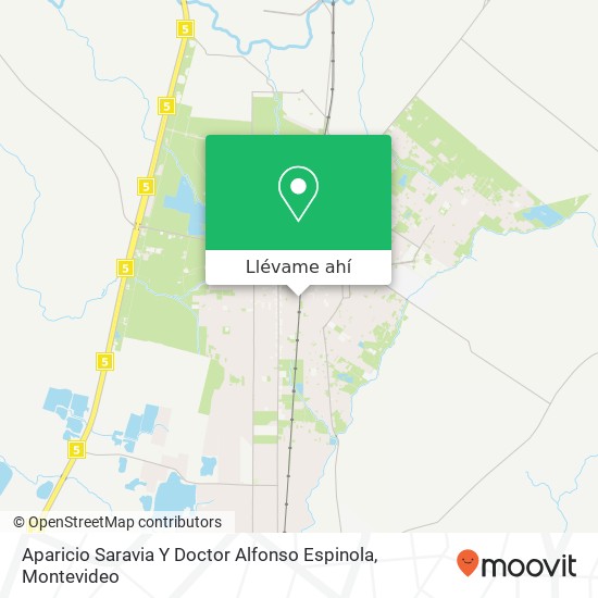 Mapa de Aparicio Saravia Y Doctor Alfonso Espinola