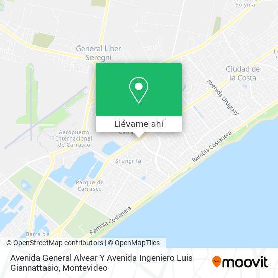 Mapa de Avenida General Alvear Y Avenida Ingeniero Luis Giannattasio