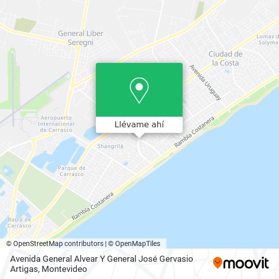 Mapa de Avenida General Alvear Y General José Gervasio Artigas