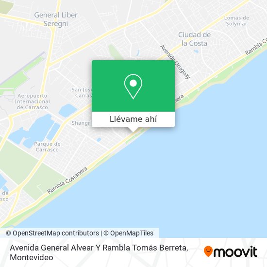 Mapa de Avenida General Alvear Y Rambla Tomás Berreta