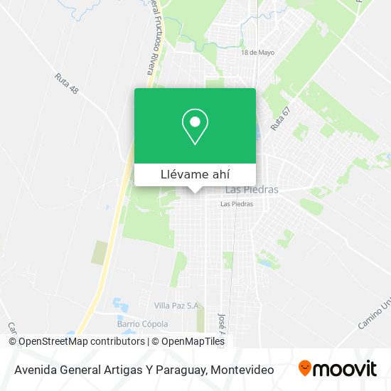 Mapa de Avenida General Artigas Y Paraguay